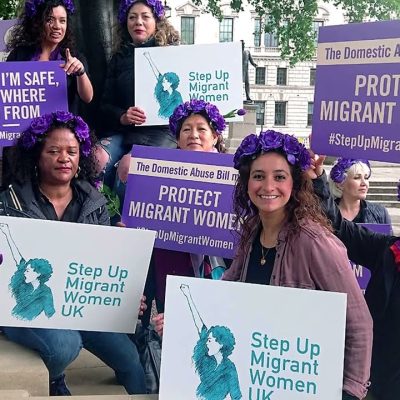 Step up migrant woman